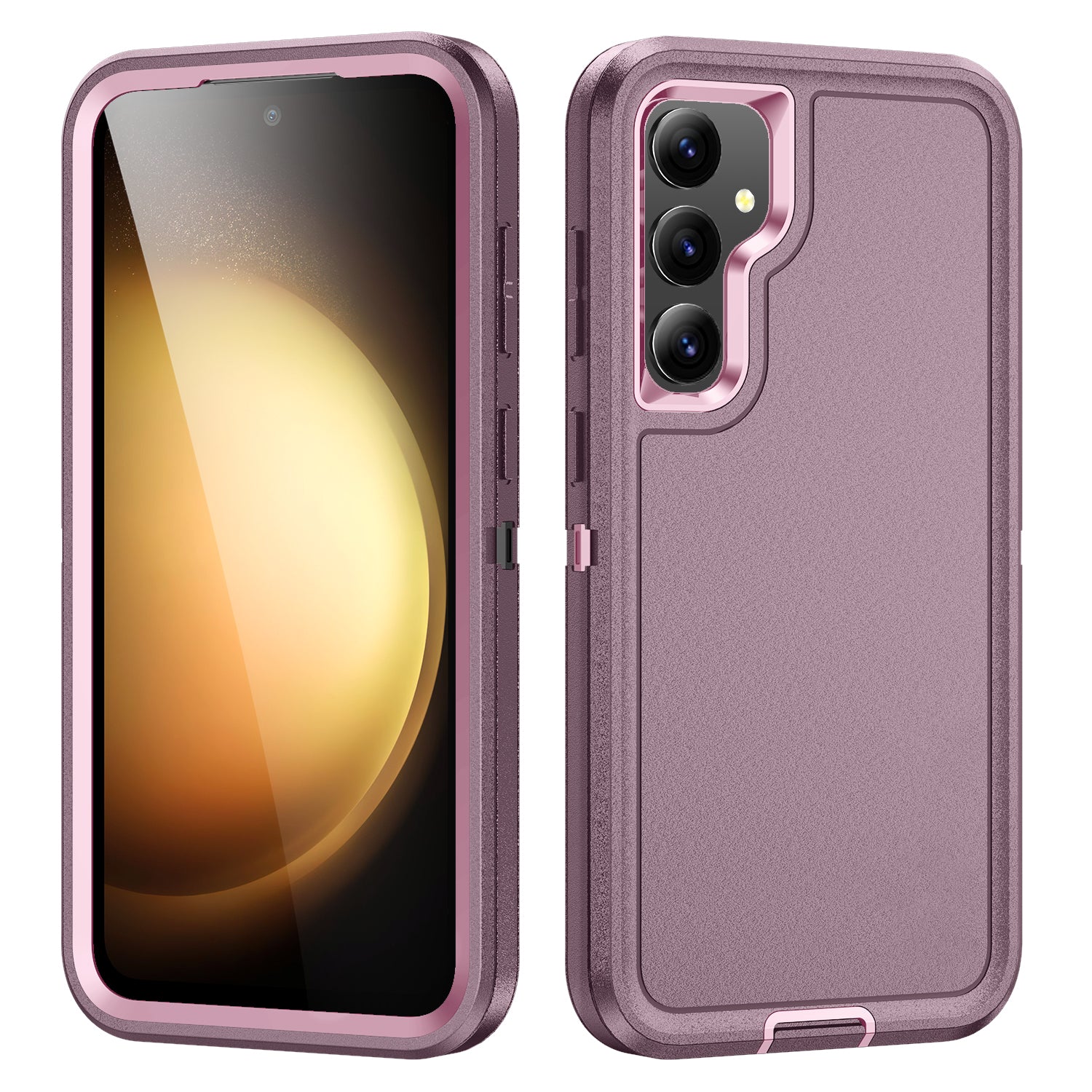 For Samsung Galaxy S23 FE Case PC+TPU+PC Drop-proof Protective Phone Cover For Samsung Galaxy S23 FE Case PC+TPU+PC Drop-proof Protective Phone Cover